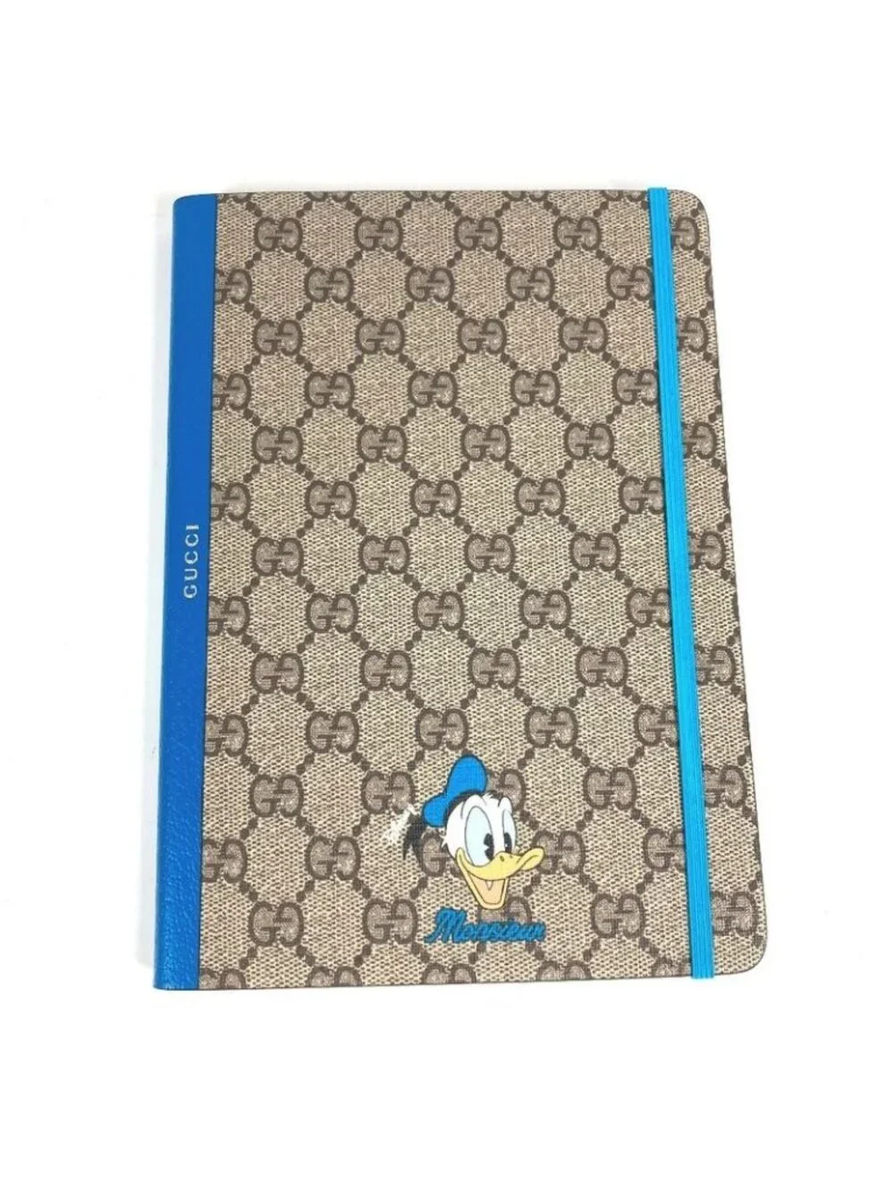 Gucci Notebook Donald Duck GG Supreme Canvas Blue